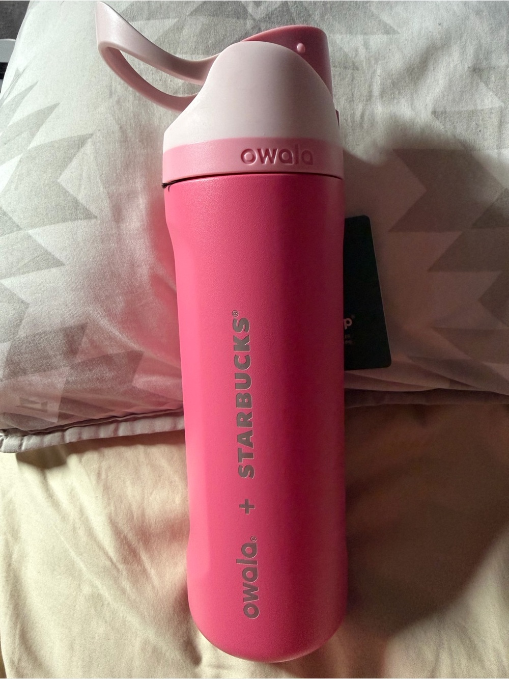 Owala + Starbucks Pink Insulated Water Bottle